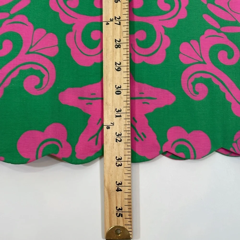 Lilly Pulitzer Strapless Sienna Dress Size 2 Vintage Pink Green Sea Life EUC - Picture 11 of 16